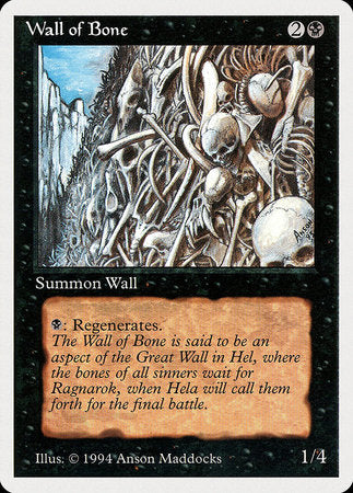 Wall of Bone [Summer Magic / Edgar] | Dumpster Cat Games