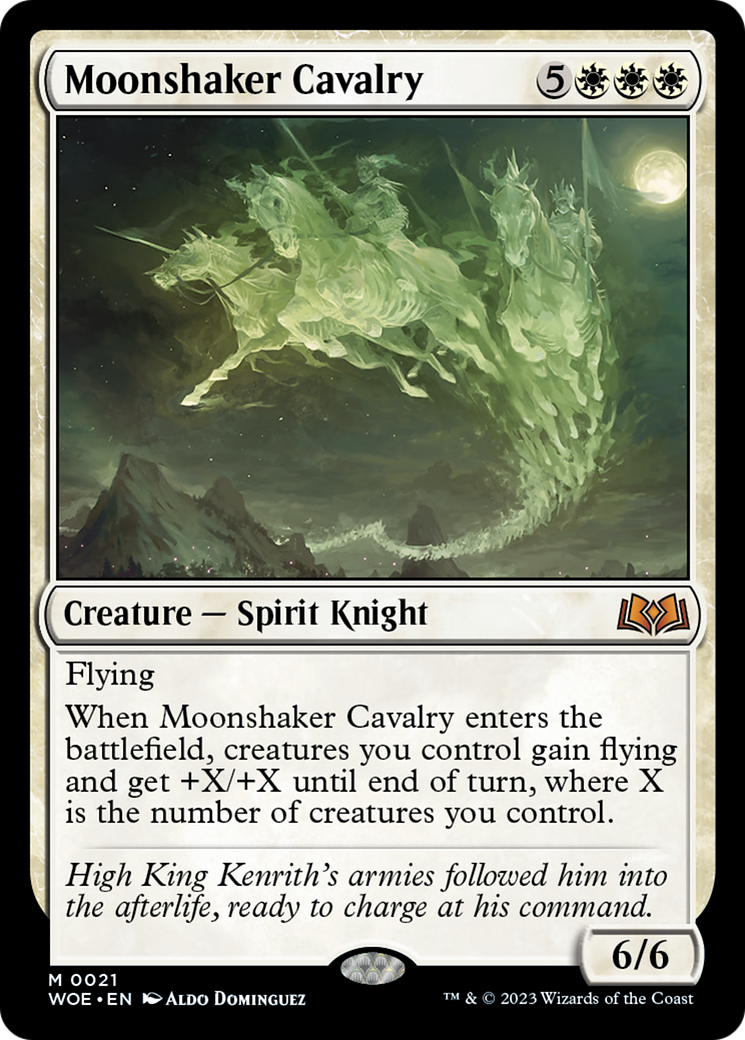 Moonshaker Cavalry [Wilds of Eldraine] | Dumpster Cat Games