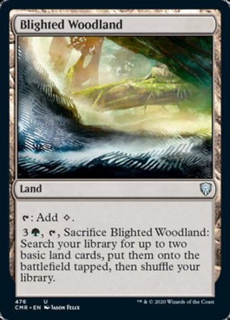 Blighted Woodland [Commander Legends] | Dumpster Cat Games