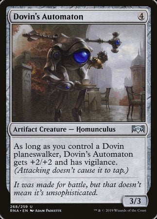 Dovin's Automaton [Ravnica Allegiance] | Dumpster Cat Games