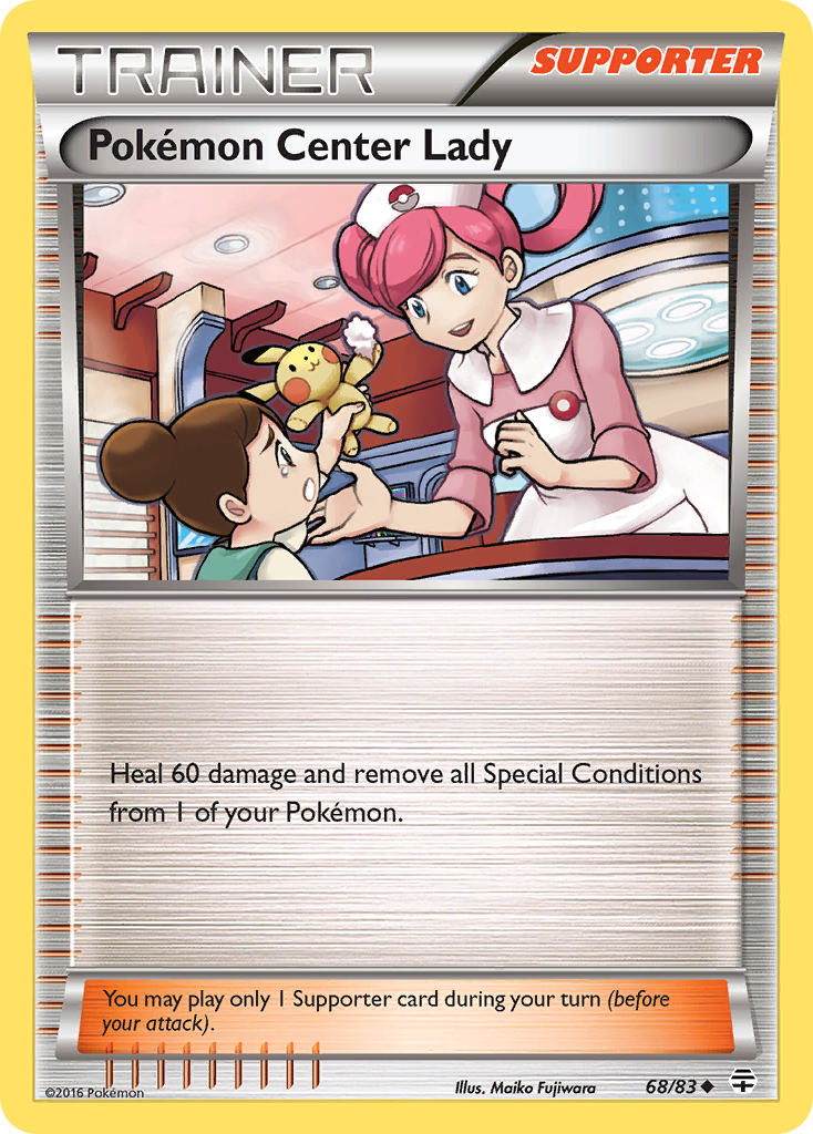 Pokemon Center Lady (68/83) [XY: Generations] | Dumpster Cat Games