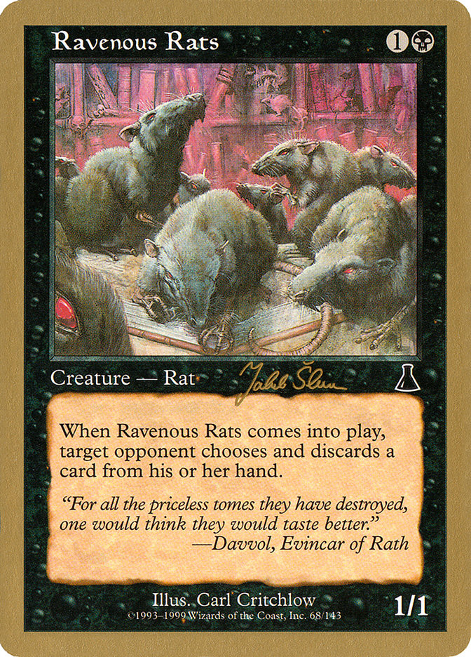 Ravenous Rats (Jakub Slemr) [World Championship Decks 1999] | Dumpster Cat Games