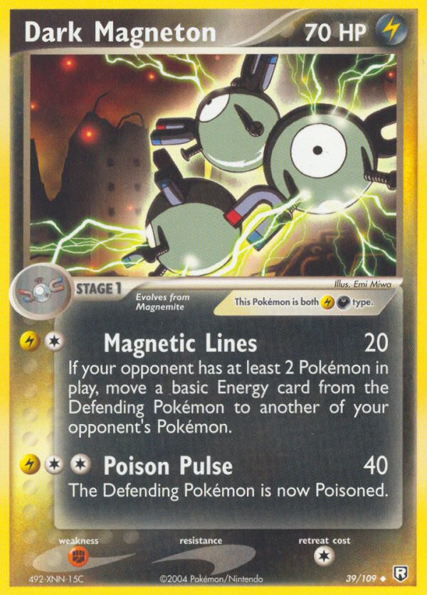 Dark Magneton (39/109) [EX: Team Rocket Returns] | Dumpster Cat Games