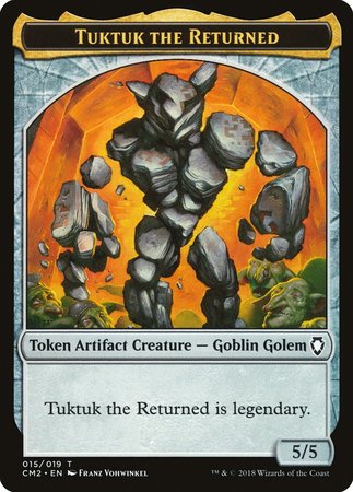 Tuktuk the Returned Token [Commander Anthology Volume II Tokens] | Dumpster Cat Games