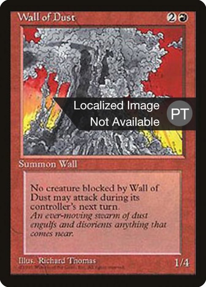 Wall of Dust [Fourth Edition (Foreign Black Border)] | Dumpster Cat Games