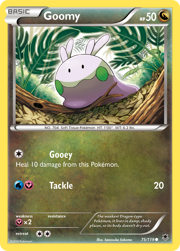 Goomy (75/119) [XY: Phantom Forces] | Dumpster Cat Games