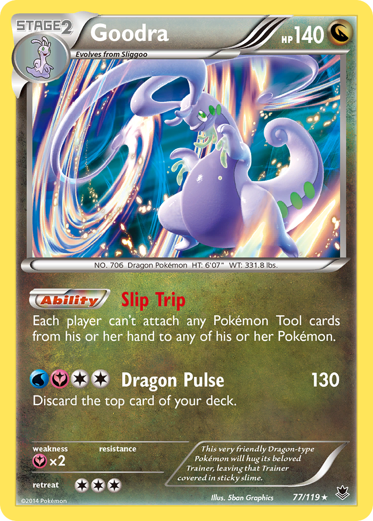 Goodra (77/119) [XY: Phantom Forces] | Dumpster Cat Games