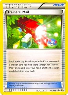 Trainers' Mail (92a/108) (Alternate Art Promo) [XY: Roaring Skies] | Dumpster Cat Games