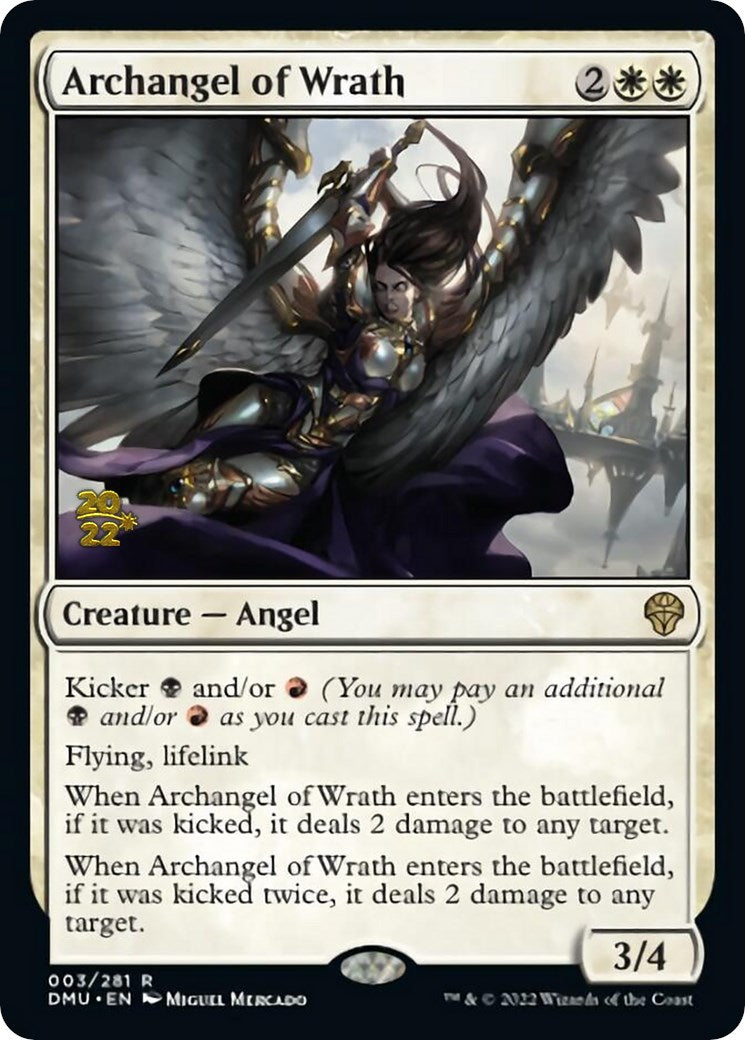 Archangel of Wrath [Dominaria United Prerelease Promos] | Dumpster Cat Games