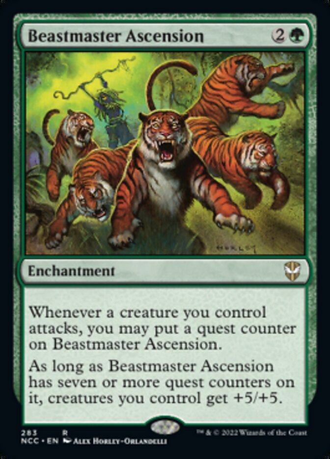 Beastmaster Ascension [Streets of New Capenna Commander] | Dumpster Cat Games