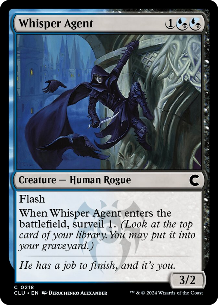 Whisper Agent [Ravnica: Clue Edition] | Dumpster Cat Games