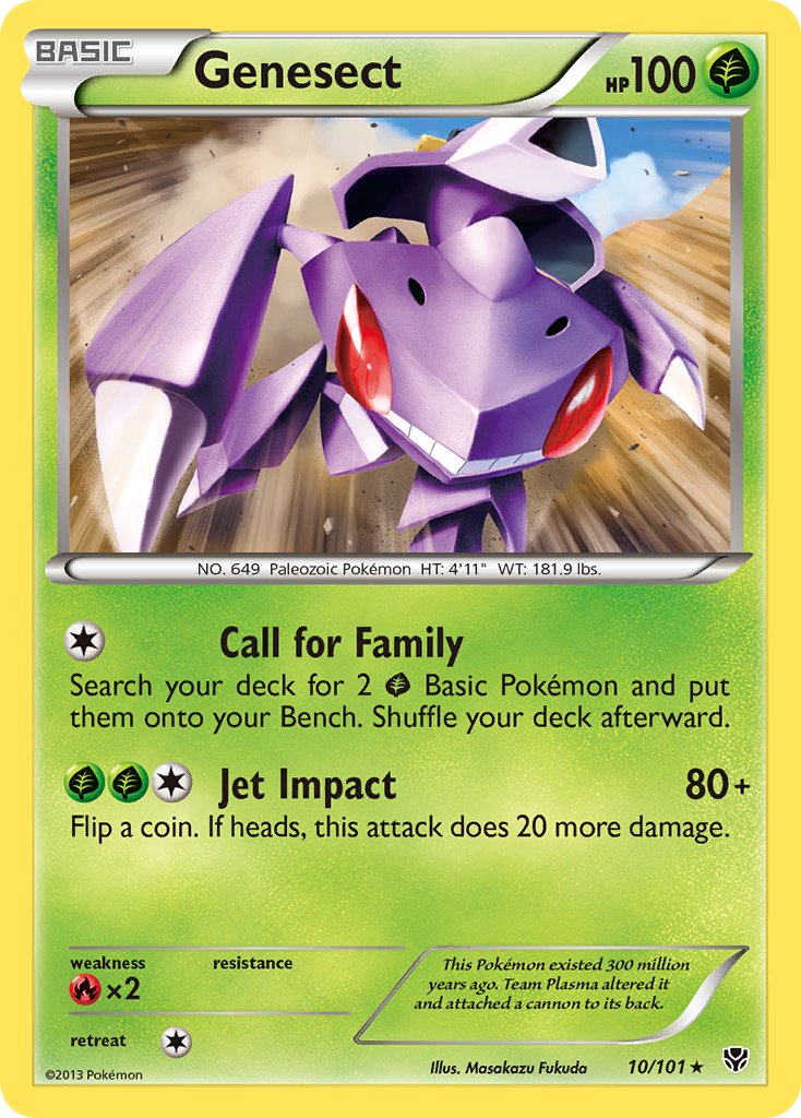 Genesect (10/101) (Theme Deck Exclusive) [Black & White: Plasma Blast] | Dumpster Cat Games