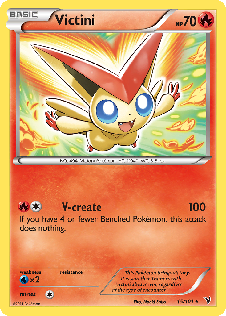 Victini (15/101) [Black & White: Noble Victories] | Dumpster Cat Games