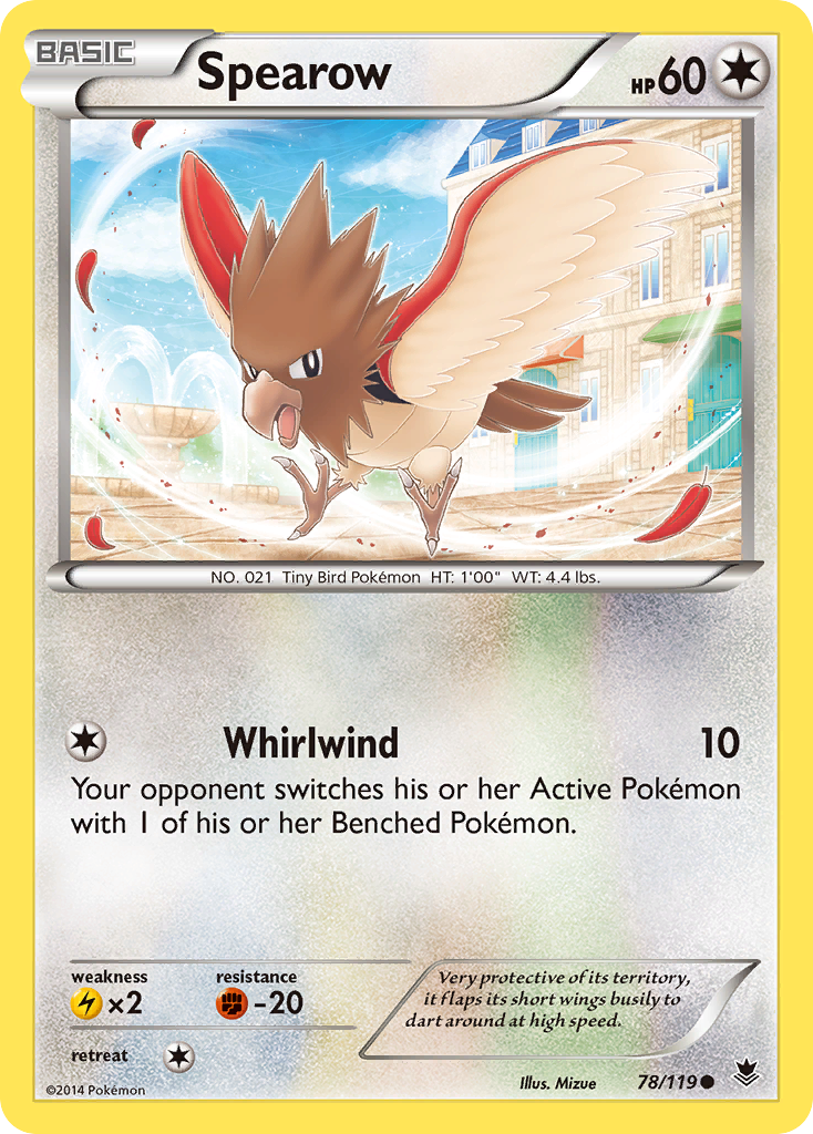 Spearow (78/119) [XY: Phantom Forces] | Dumpster Cat Games