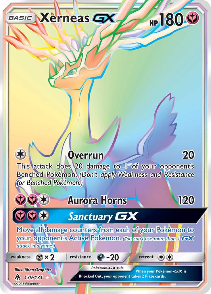 Xerneas GX (139/131) [Sun & Moon: Forbidden Light] | Dumpster Cat Games