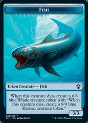 Beast (010) // Fish Token [Commander 2021 Tokens] | Dumpster Cat Games