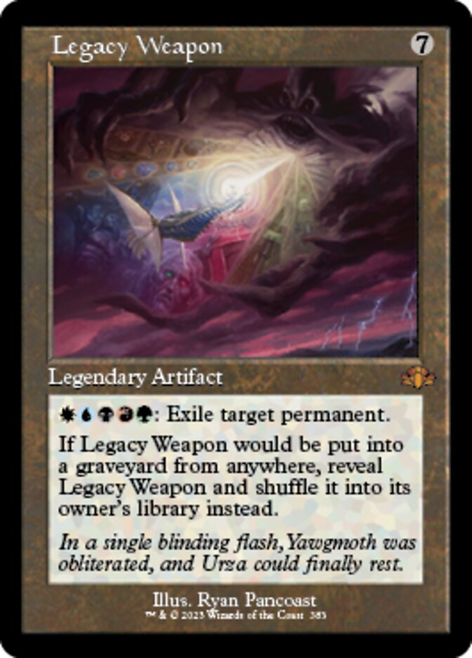 Legacy Weapon (Retro) [Dominaria Remastered] | Dumpster Cat Games