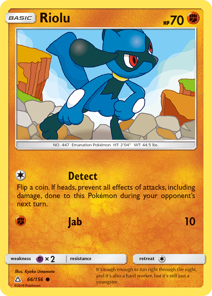 Riolu (66/156) [Sun & Moon: Ultra Prism] | Dumpster Cat Games