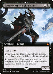 Scourge of the Skyclaves (Extended Art) [Zendikar Rising] | Dumpster Cat Games