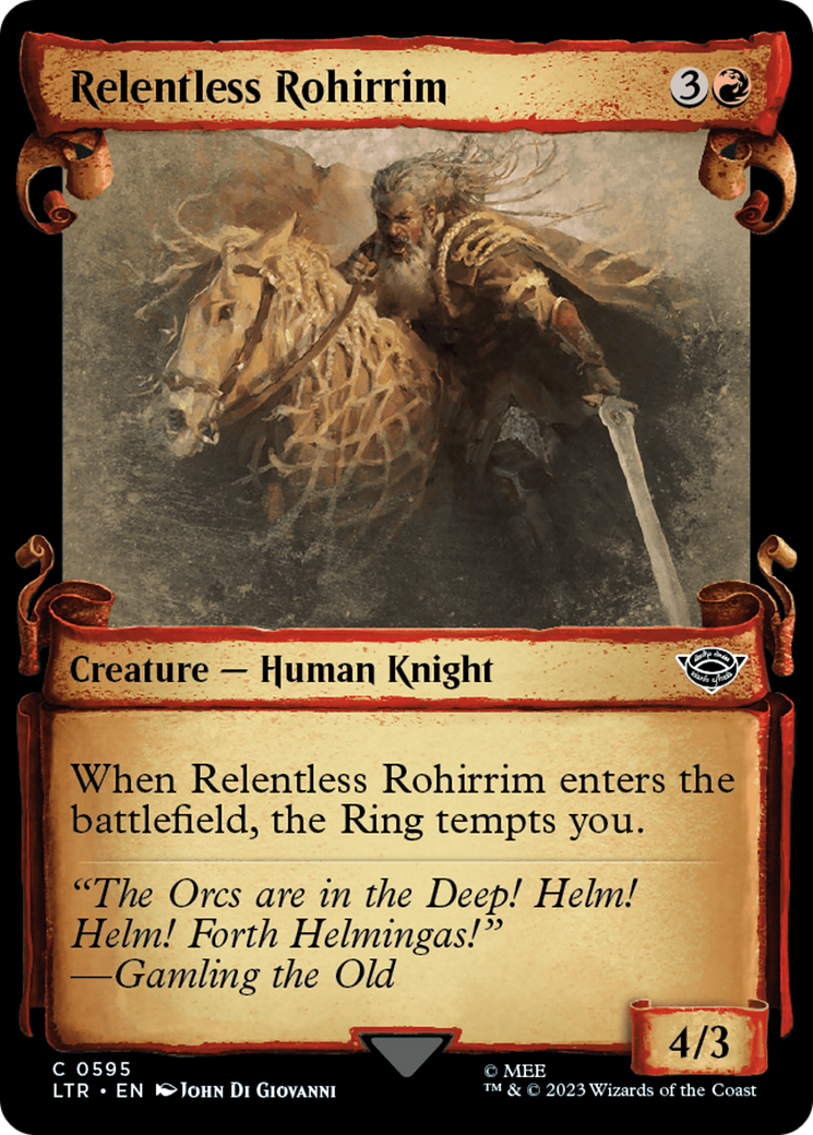 Relentless Rohirrim [The Lord of the Rings: Tales of Middle-Earth Showcase Scrolls] | Dumpster Cat Games