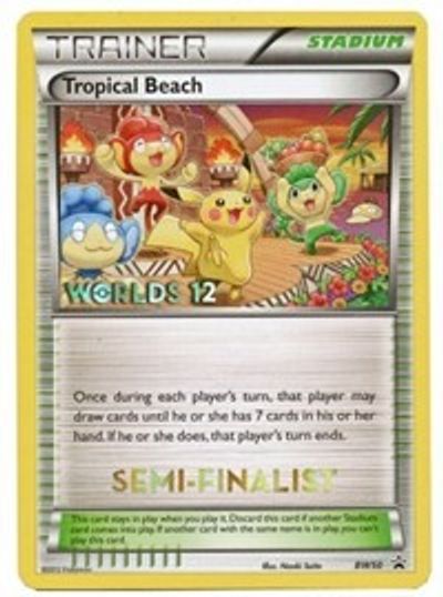 Tropical Beach (BW50) (Semi Finalist) [Black & White: Black Star Promos] | Dumpster Cat Games