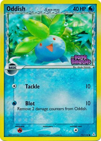 Oddish (73/110) (Delta Species) (Stamped) [EX: Holon Phantoms] | Dumpster Cat Games