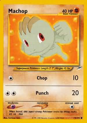 Machop (73/105) [Neo Destiny Unlimited] | Dumpster Cat Games