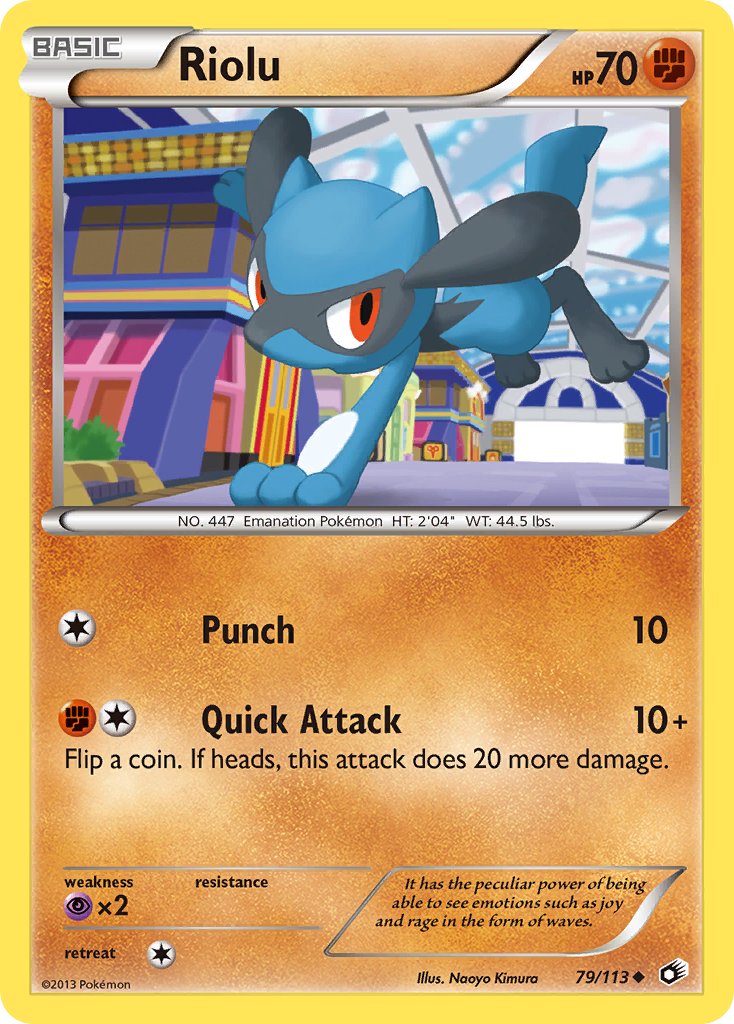 Riolu (79/113) [Black & White: Legendary Treasures] | Dumpster Cat Games