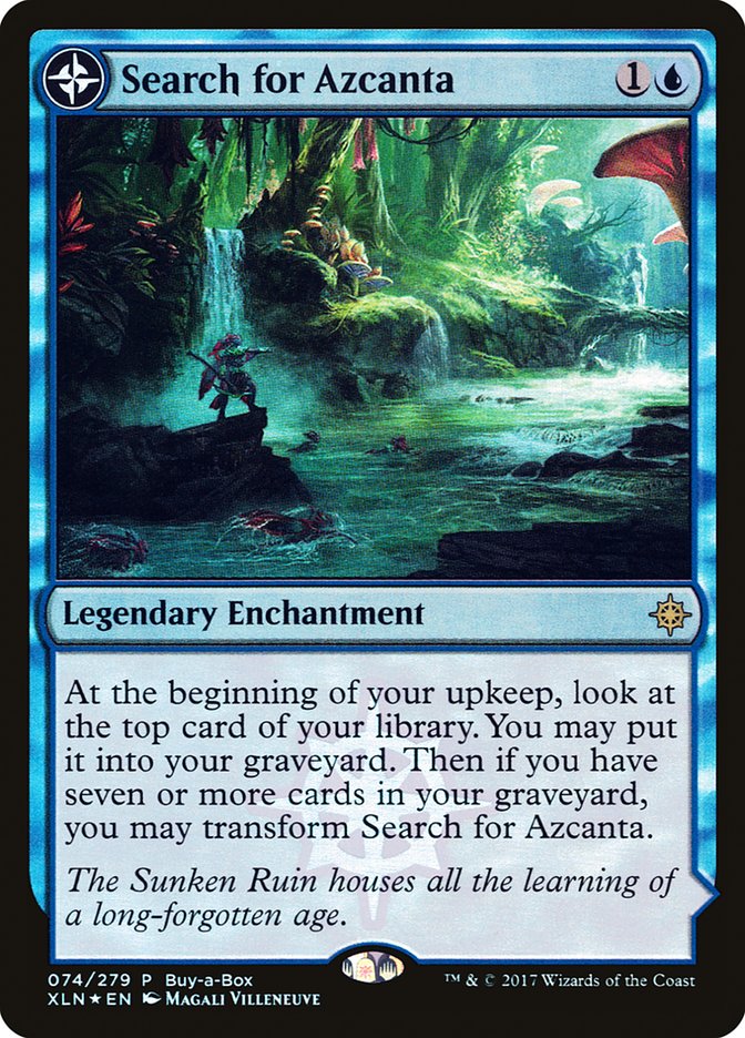 Search for Azcanta // Azcanta, the Sunken Ruin (Buy-A-Box) [Ixalan Treasure Chest] | Dumpster Cat Games