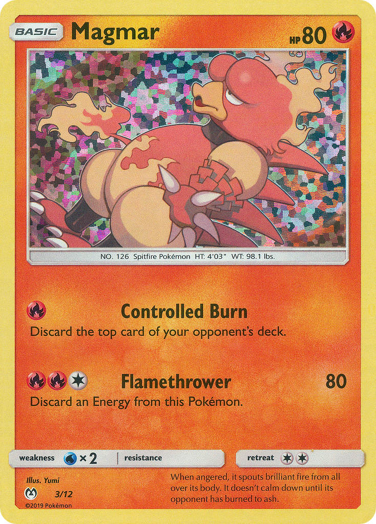 Magmar (3/12) [McDonald's Promos: 2019 Collection] | Dumpster Cat Games