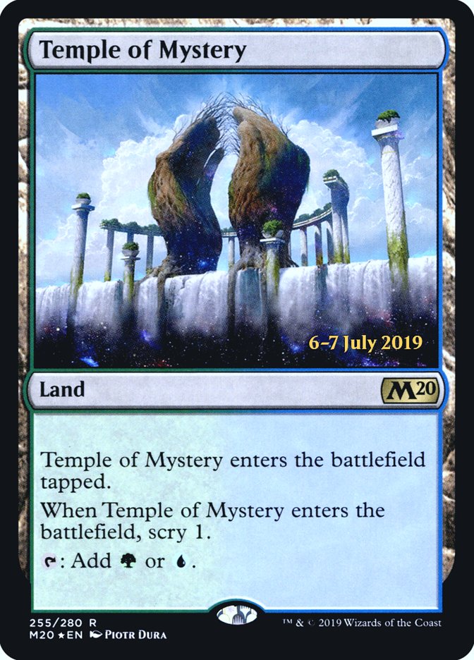 Temple of Mystery  [Core Set 2020 Prerelease Promos] | Dumpster Cat Games