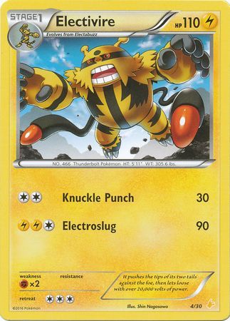 Electivire (4/30) [XY: Trainer Kit 3 - Pikachu Libre] | Dumpster Cat Games