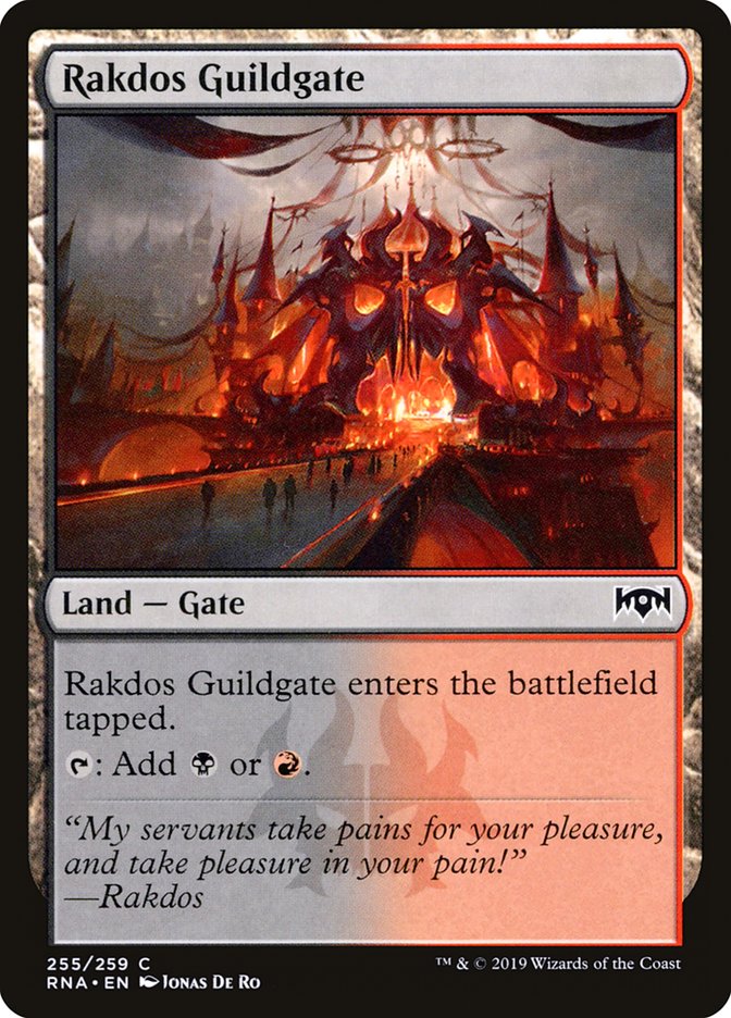 Rakdos Guildgate (255/259) [Ravnica Allegiance] | Dumpster Cat Games