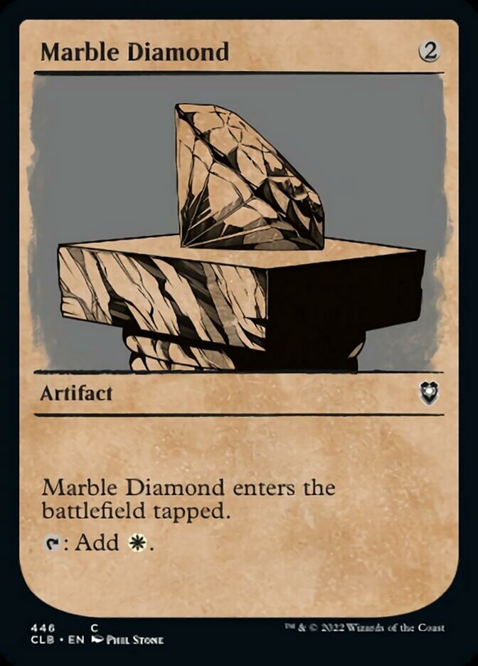 Marble Diamond (Showcase) [Commander Legends: Battle for Baldur's Gate] | Dumpster Cat Games