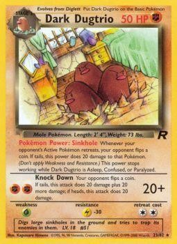 Dark Dugtrio (23/82) [Team Rocket Unlimited] | Dumpster Cat Games