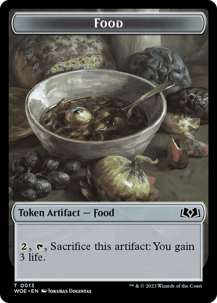 Food (0013) Token [Wilds of Eldraine Tokens] | Dumpster Cat Games