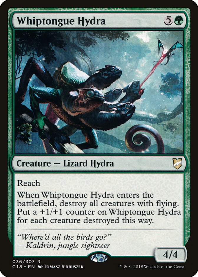 Whiptongue Hydra [Commander 2018] | Dumpster Cat Games