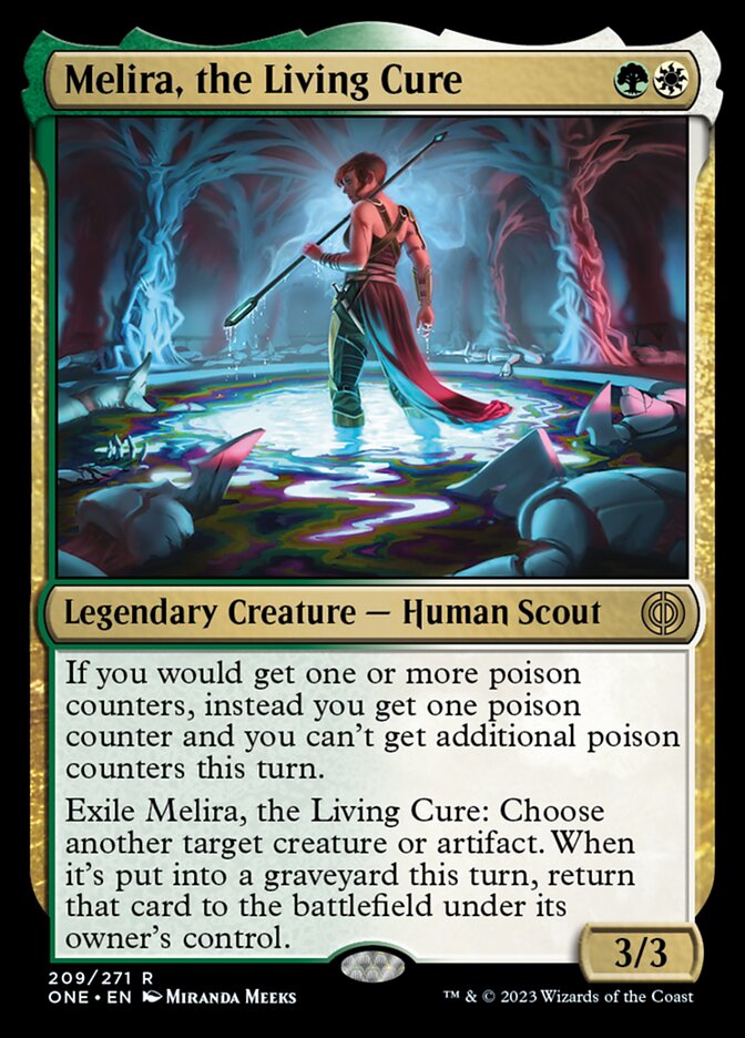 Melira, the Living Cure [Phyrexia: All Will Be One] | Dumpster Cat Games