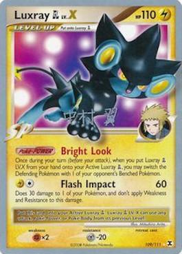 Luxray GL LV.X (109/111) (Crowned Tiger - Tsubasa Nakamura) [World Championships 2009] | Dumpster Cat Games