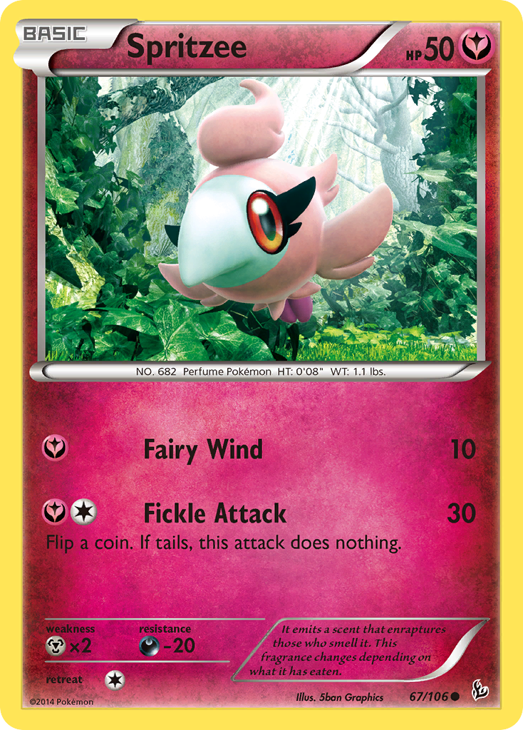 Spritzee (67/106) [XY: Flashfire] | Dumpster Cat Games