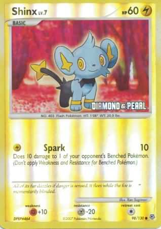 Shinx (98/130) [Burger King Promos: 2008 Collection] | Dumpster Cat Games