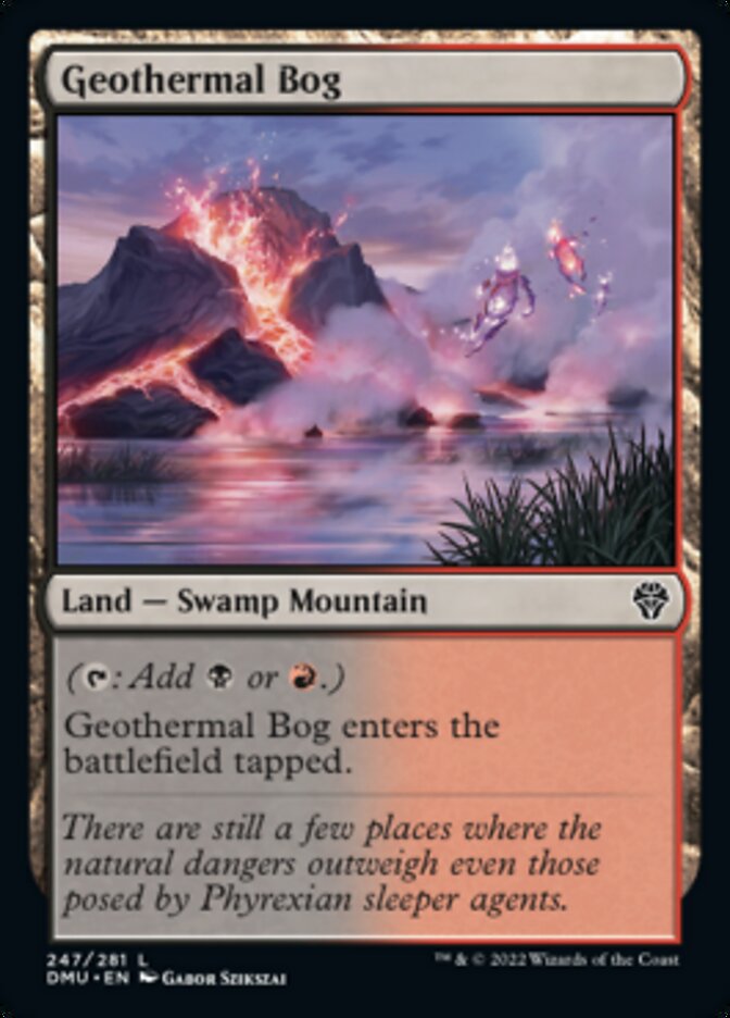 Geothermal Bog [Dominaria United] | Dumpster Cat Games