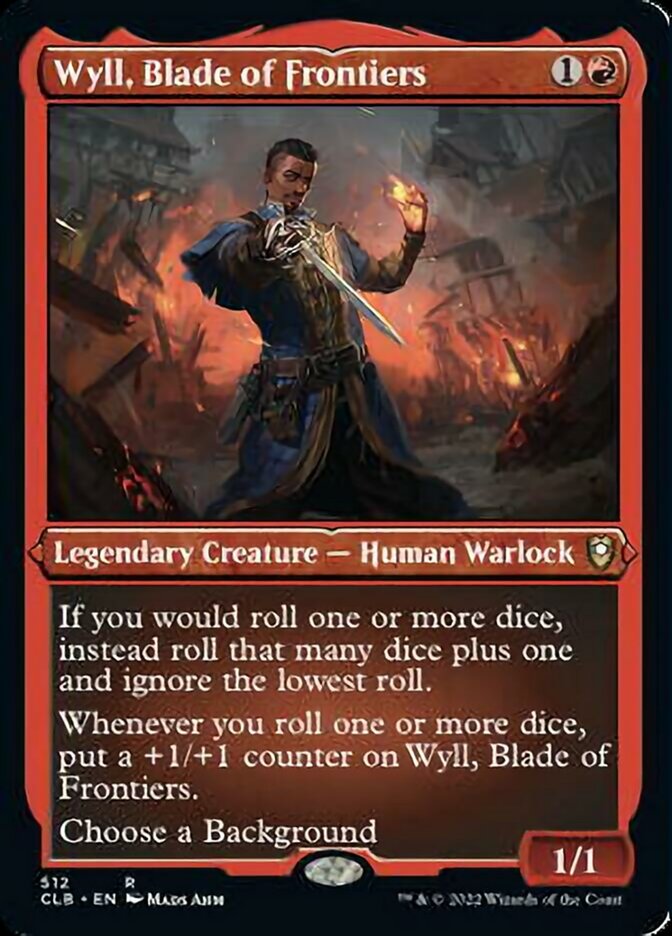 Wyll, Blade of Frontiers (Foil Etched) [Commander Legends: Battle for Baldur's Gate] | Dumpster Cat Games