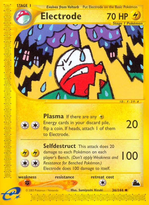 Electrode (36/144) [Skyridge] | Dumpster Cat Games