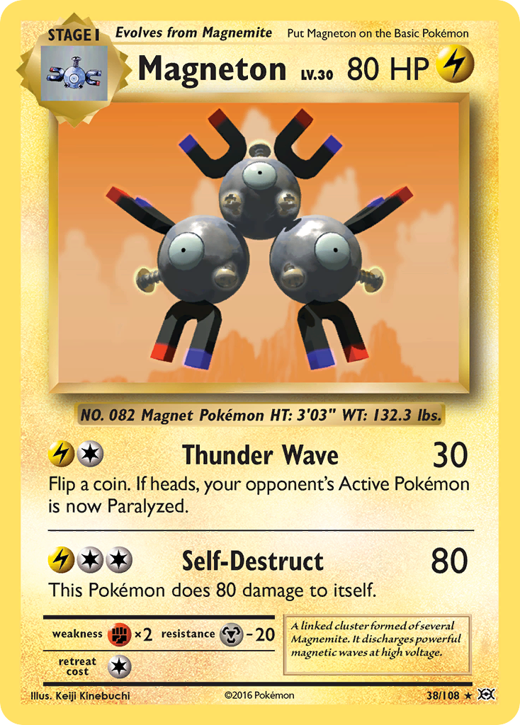 Magneton (38/108) [XY: Evolutions] | Dumpster Cat Games