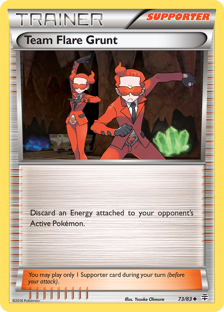 Team Flare Grunt (73/83) [XY: Generations] | Dumpster Cat Games