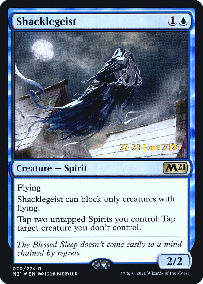 Shacklegeist  [Core Set 2021 Prerelease Promos] | Dumpster Cat Games