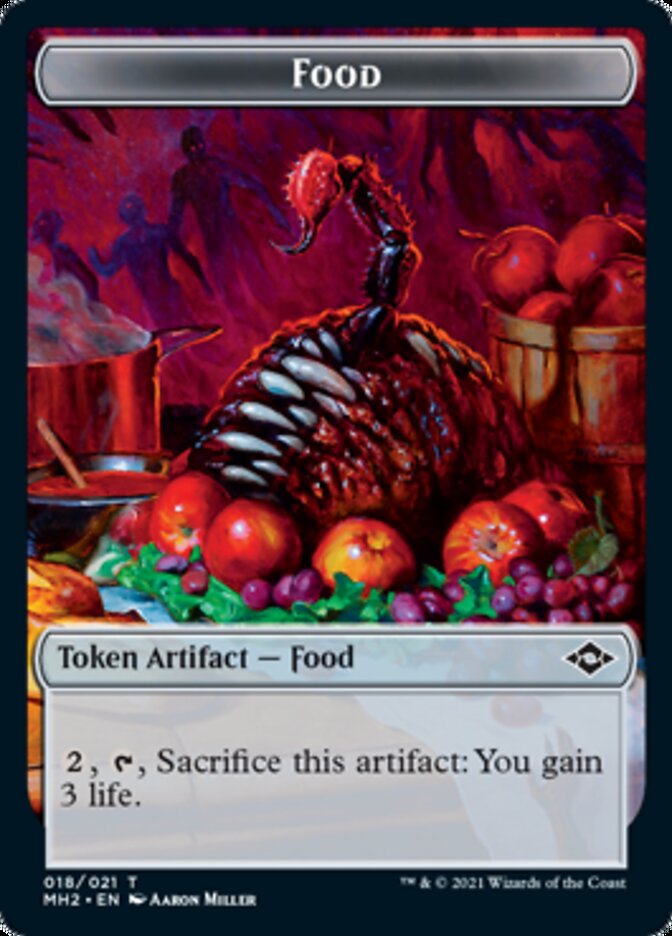 Food Token (#18) // Goblin Token [Modern Horizons 2 Tokens] | Dumpster Cat Games