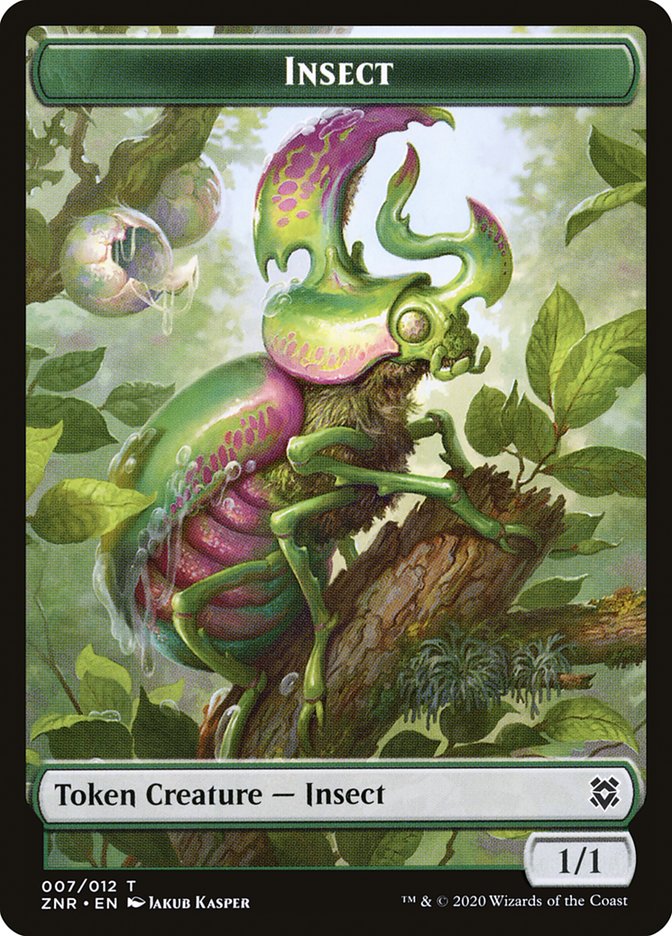 Insect Token [Zendikar Rising] | Dumpster Cat Games