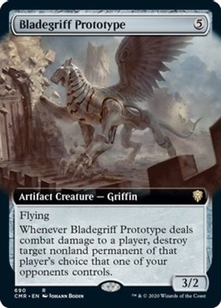 Bladegriff Prototype (Extended Art) [Commander Legends] | Dumpster Cat Games